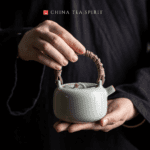 Vintage Simple Chic Ceramics Kung Fu Teapot