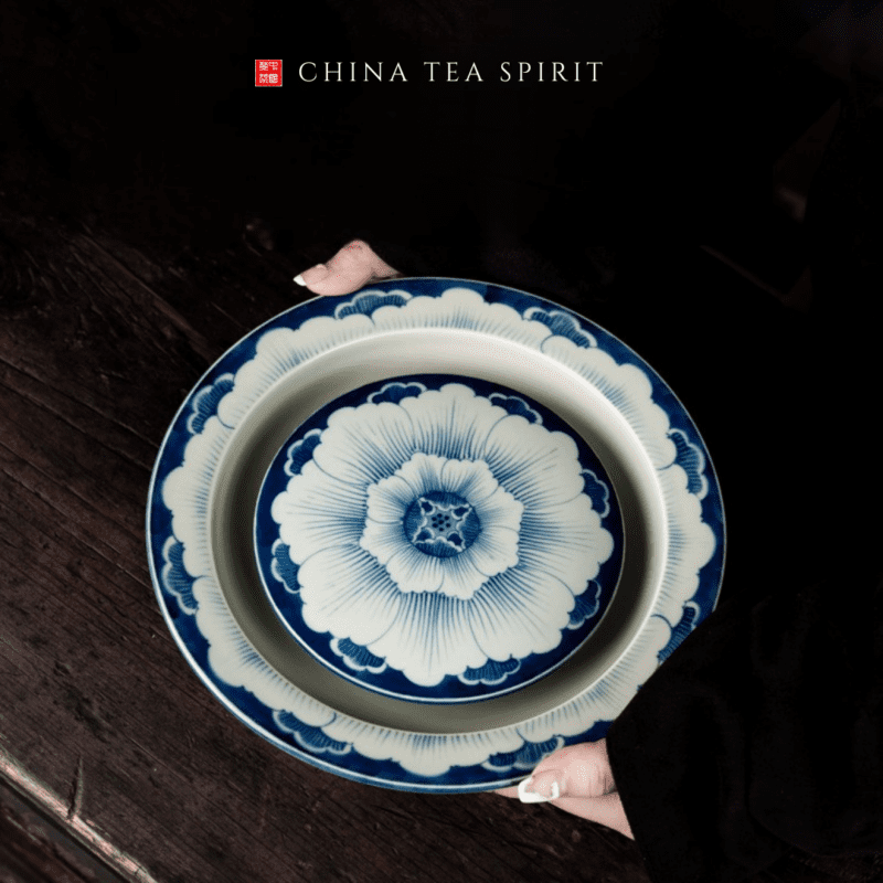 Peony Gongfu Tea Tray