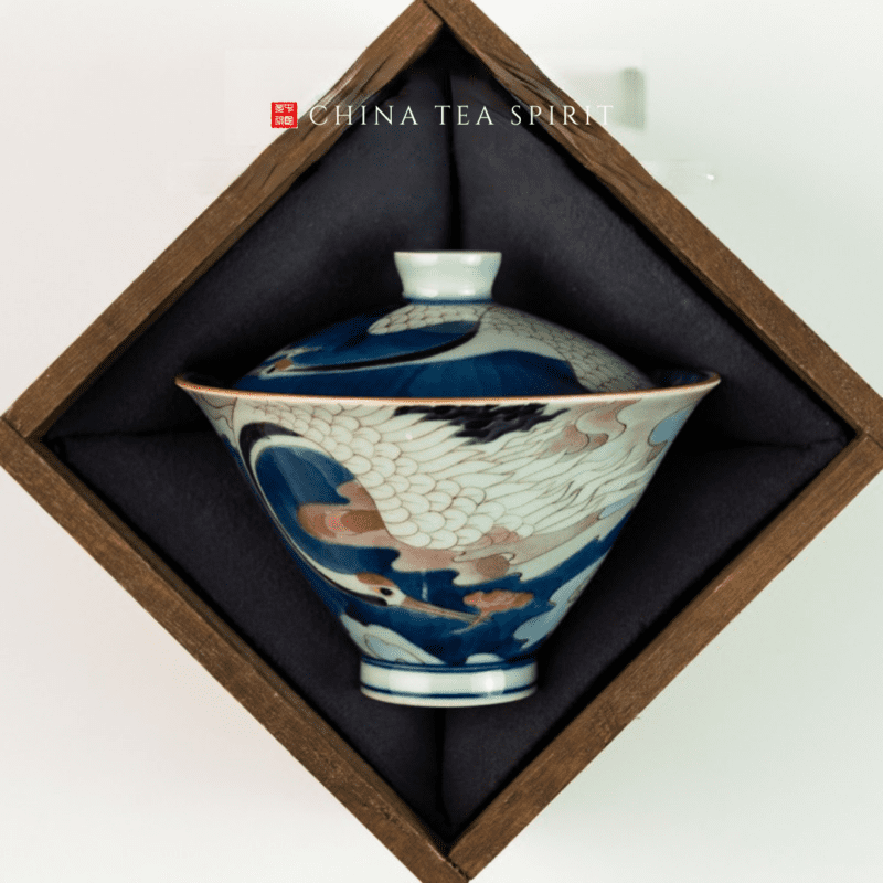Fairy Crane Gaiwan Tea Set