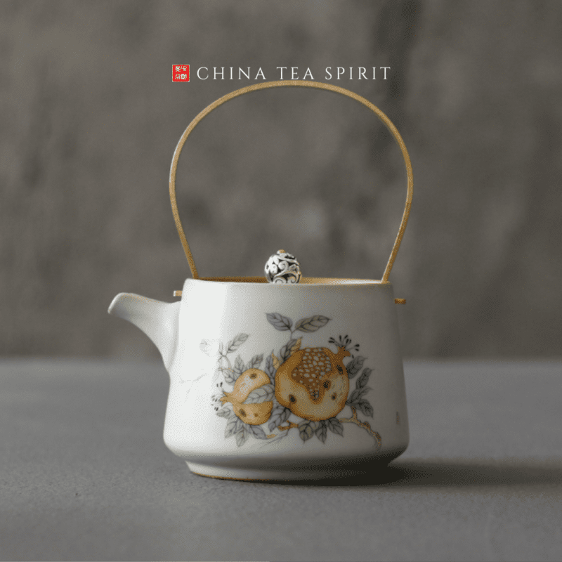 Fruit Painting Gongfu Teapot