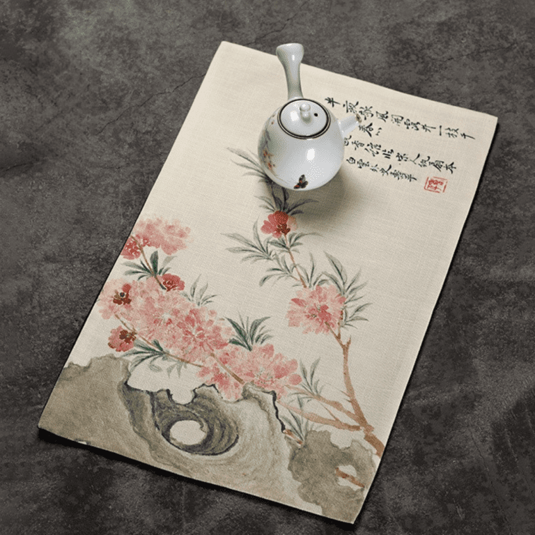Chinese Painting Tea Mat