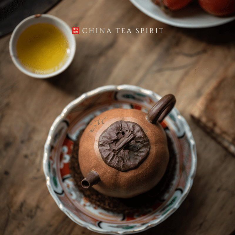 Zini Ru Shi Persimmon Yixing Teapot