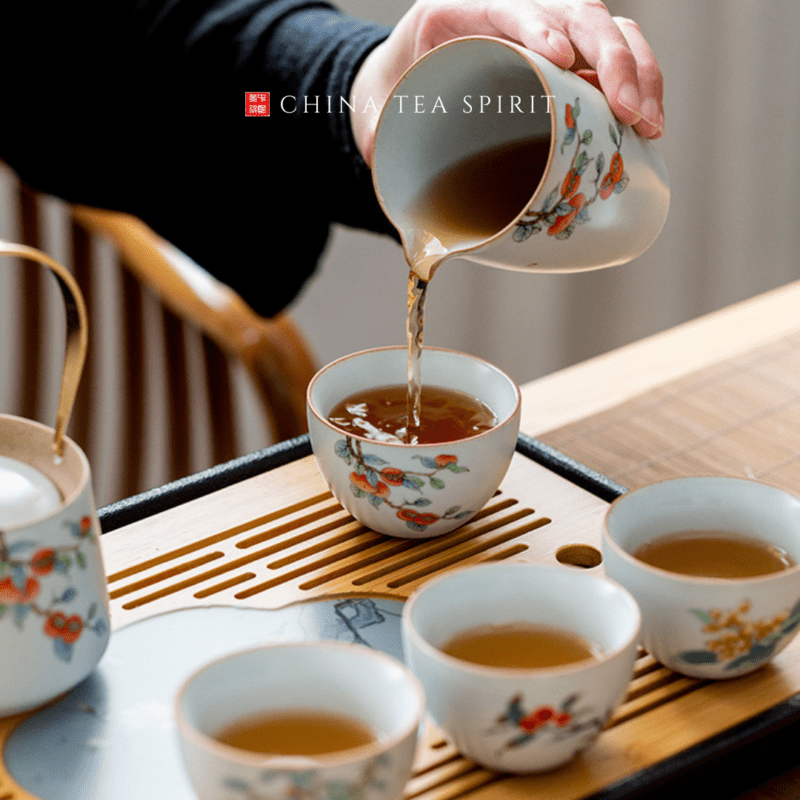 Persimmon Gongfu Tea Set