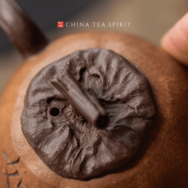 Zini Ru Shi Persimmon Yixing Teapot