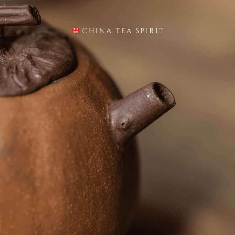 Zini Ru Shi Persimmon Yixing Teapot