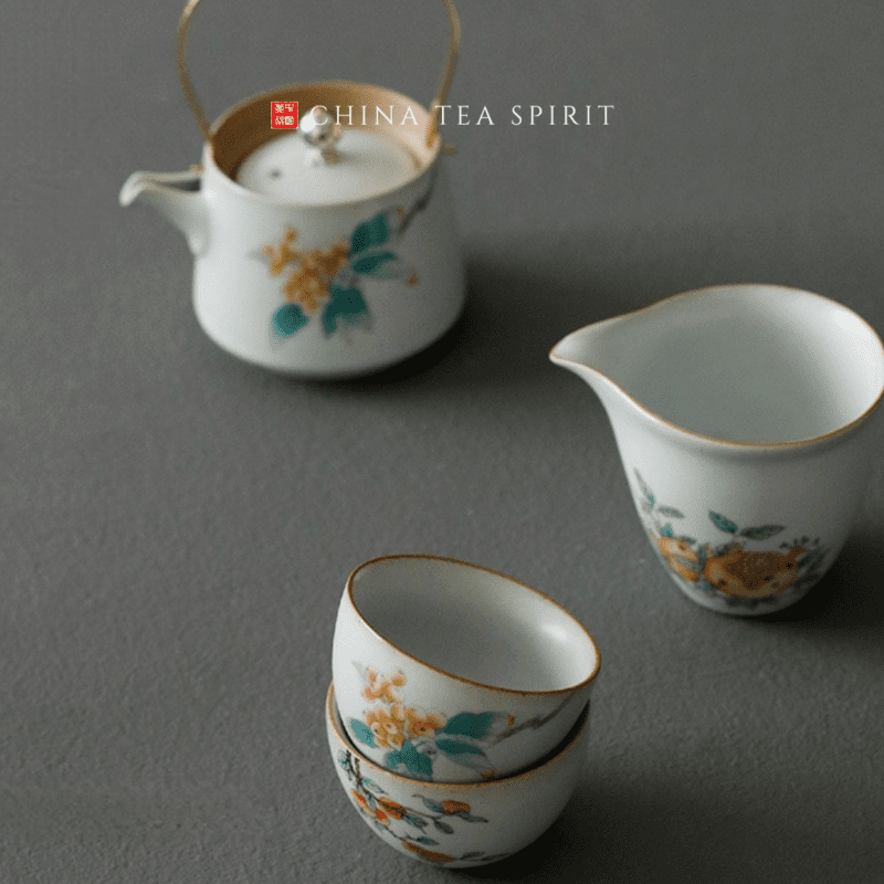 Fruit Painting Gongfu Teapot