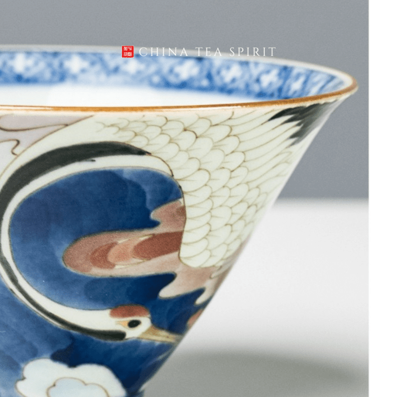 Fairy Crane Gaiwan Tea Set