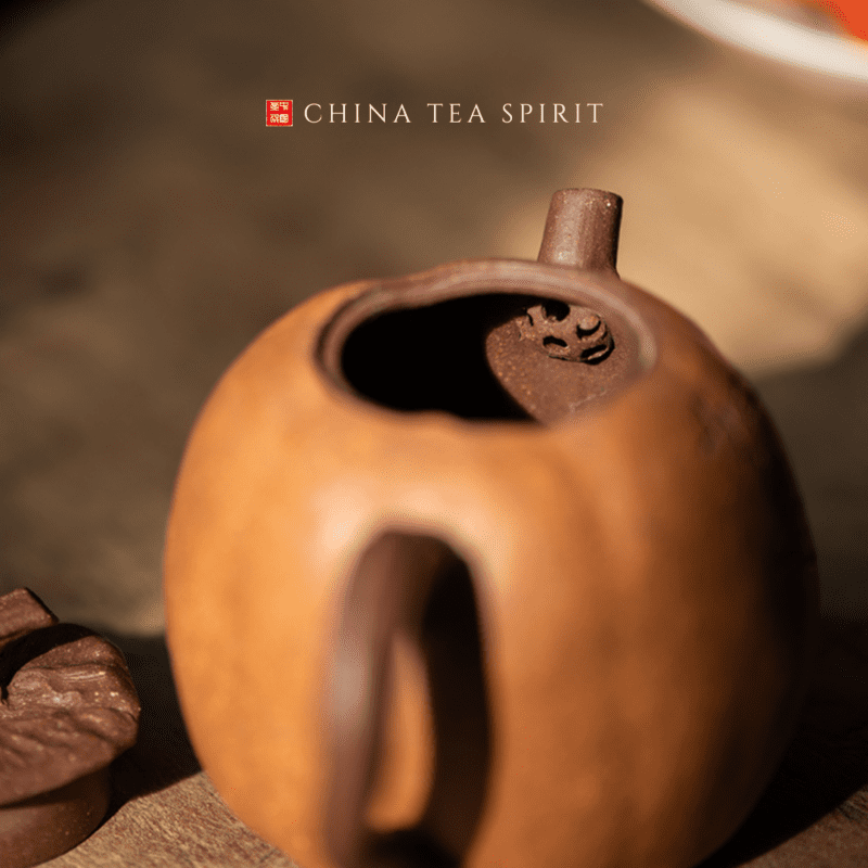 Zini Ru Shi Persimmon Yixing Teapot