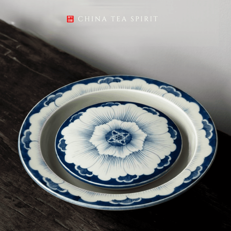 Peony Gongfu Tea Tray