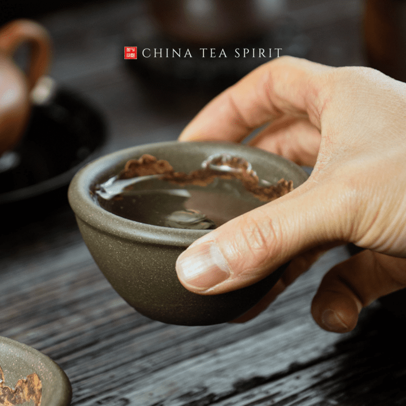 Meditating Frog Zisha Tea Cup