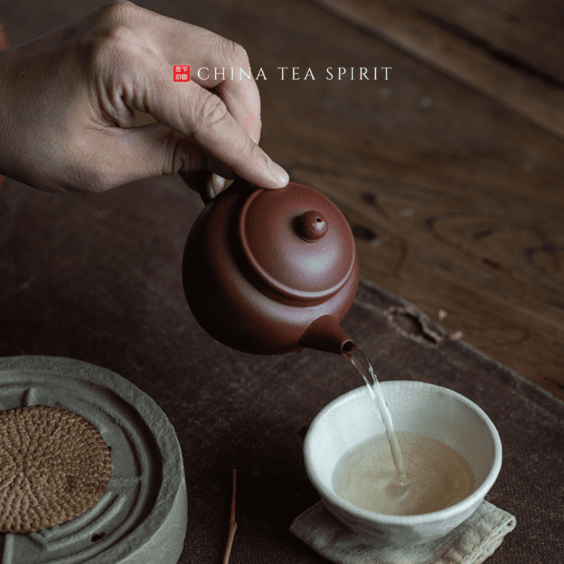 Hong Pi Long Ju Lun Zhu Yixing Teapot