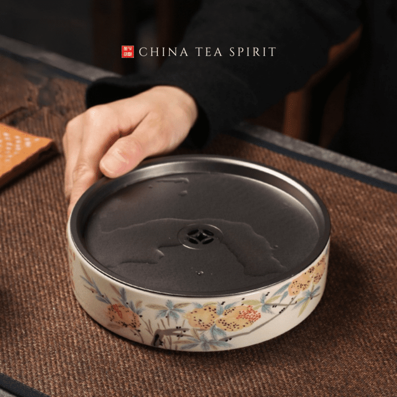 Pomegranate Gongfu Tea Tray