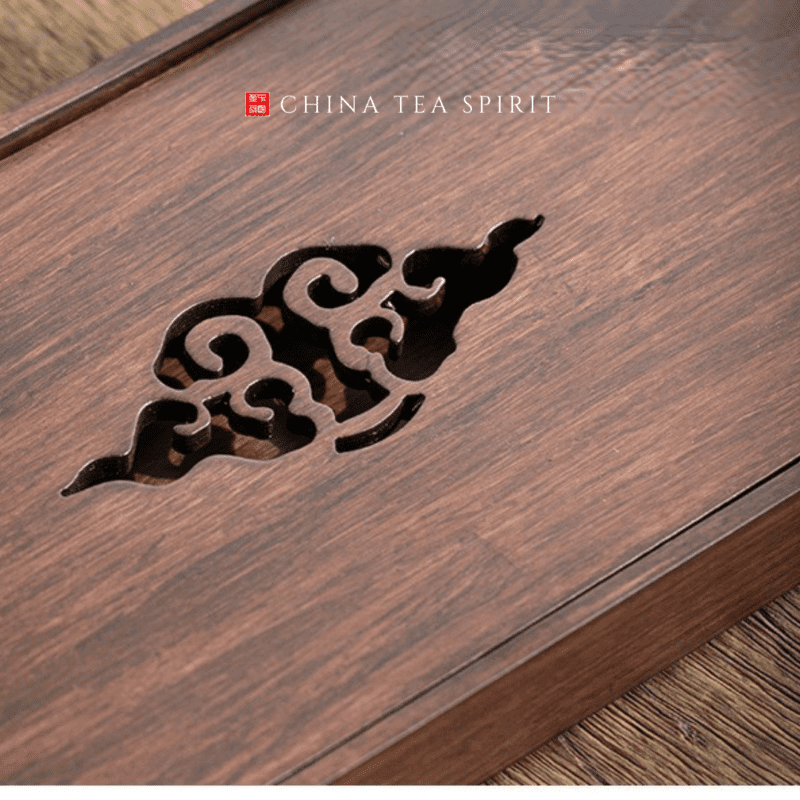 Stand Woven Bamboo Tea Tray
