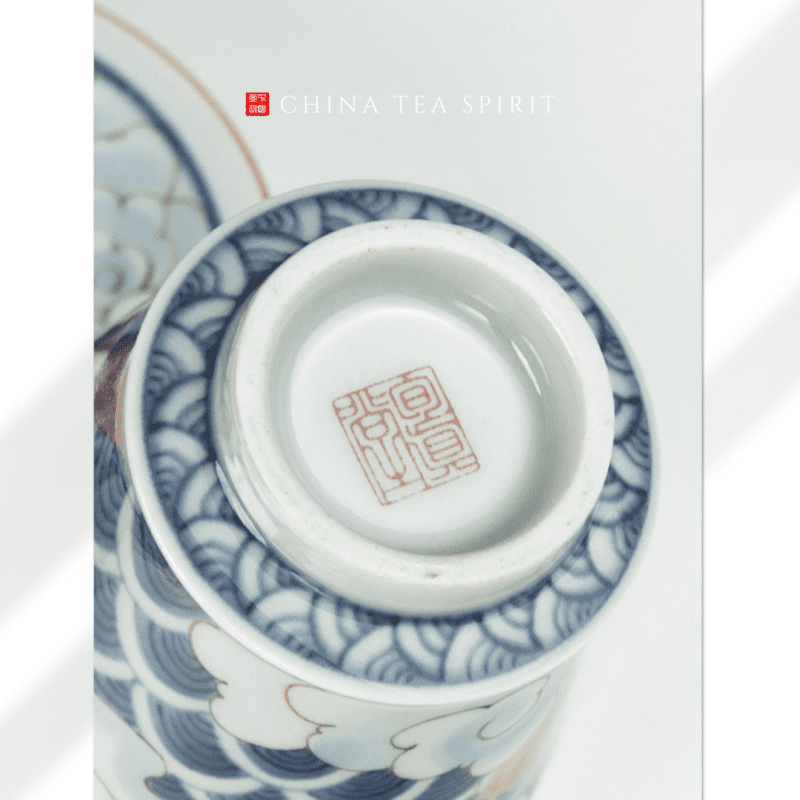 Gold Fish Gaiwan Gongfu Tea Set