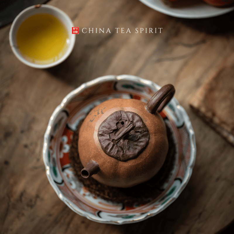 Zini Ru Shi Persimmon Yixing Teapot
