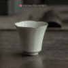 petal shape gongfu tea cup
