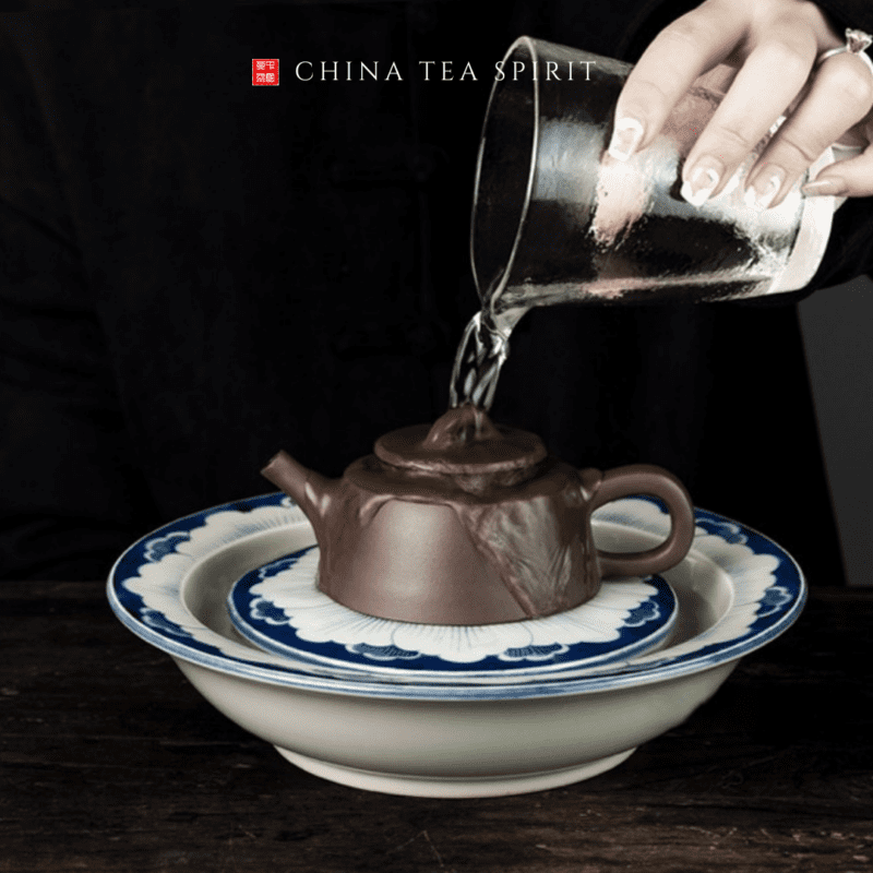 Peony Gongfu Tea Tray