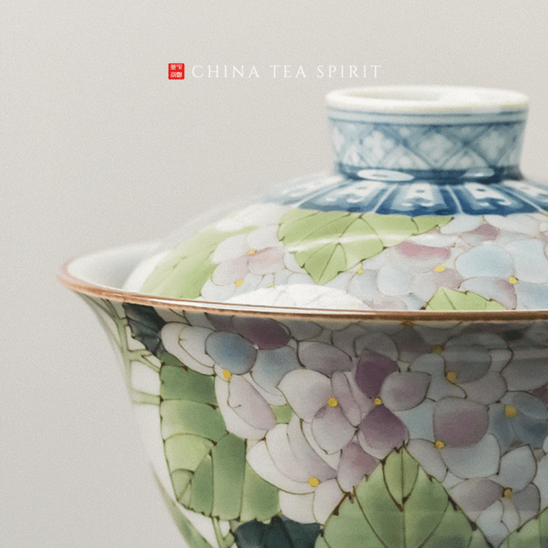 Flowers Gaiwan Tea Set