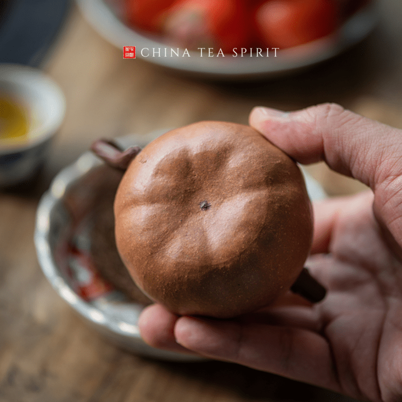 Zini Ru Shi Persimmon Yixing Teapot