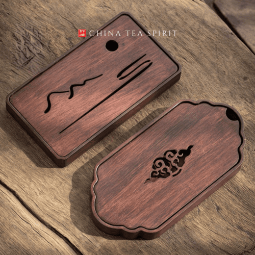 Stand Woven Bamboo Tea Tray