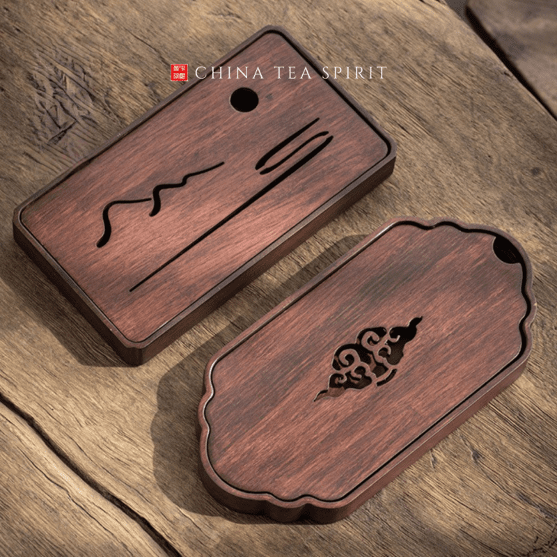 Stand Woven Bamboo Tea Tray