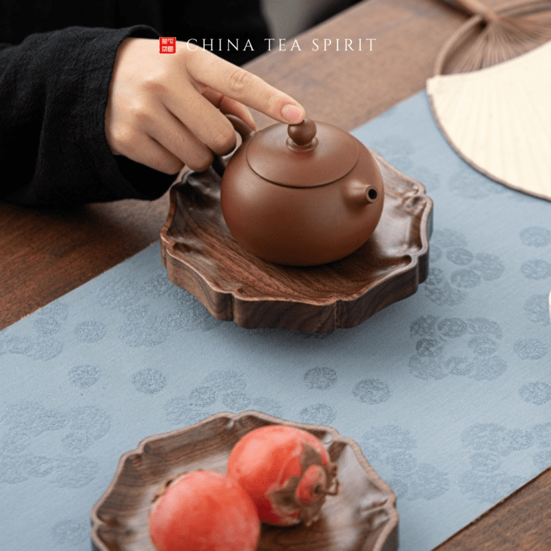 wooden gongfu tea tray