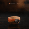 Persimmon Yixing Clay Tea Cup