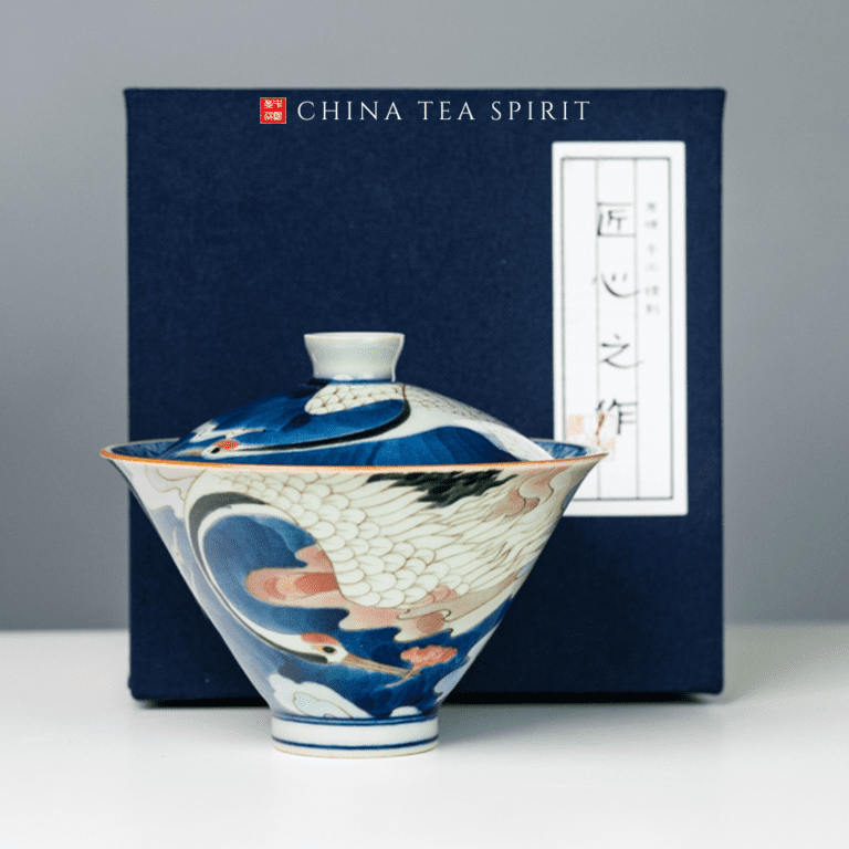 Fairy Crane Gaiwan Tea Set