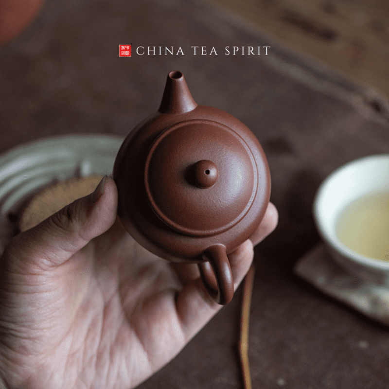 Hong Pi Long Ju Lun Zhu Yixing Teapot