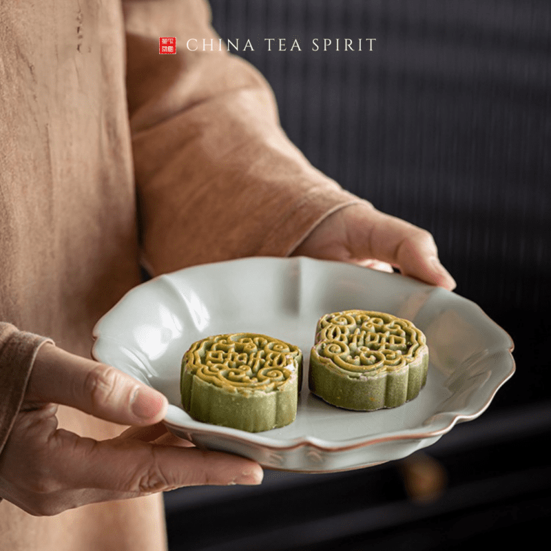 petal shape gongfu tea boat