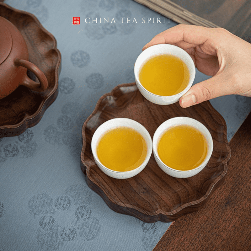 wooden gongfu tea tray