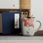 Hand-painted Creative Underglaze decoration Ceramics Carp Mug