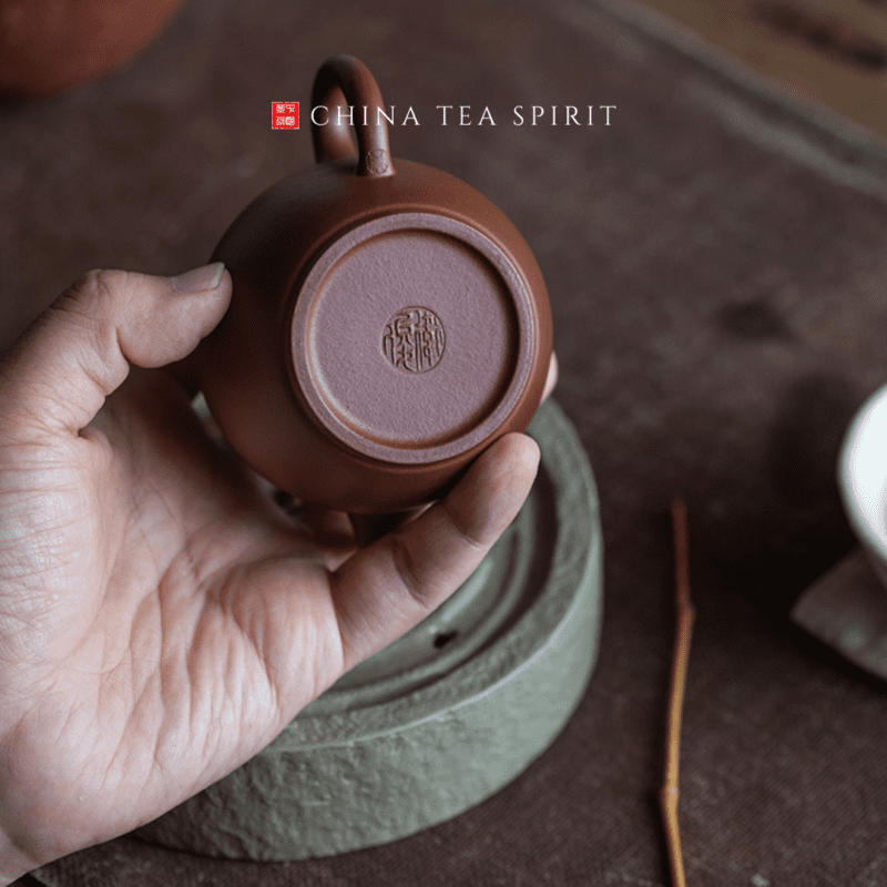 Hong Pi Long Ju Lun Zhu Yixing Teapot