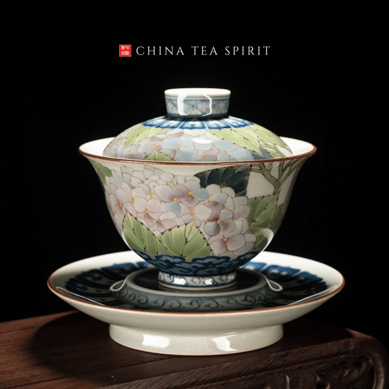 Flowers Gaiwan Tea Set