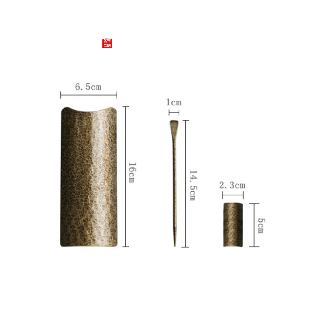 Handmade Brass Gongfu ChaZe Set - China Tea Spirit