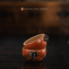 Persimmon Yixing Clay Tea Cup