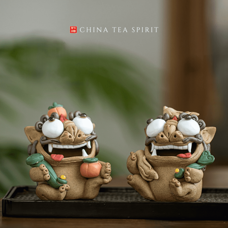 Lion Foo Dog Tea Pet