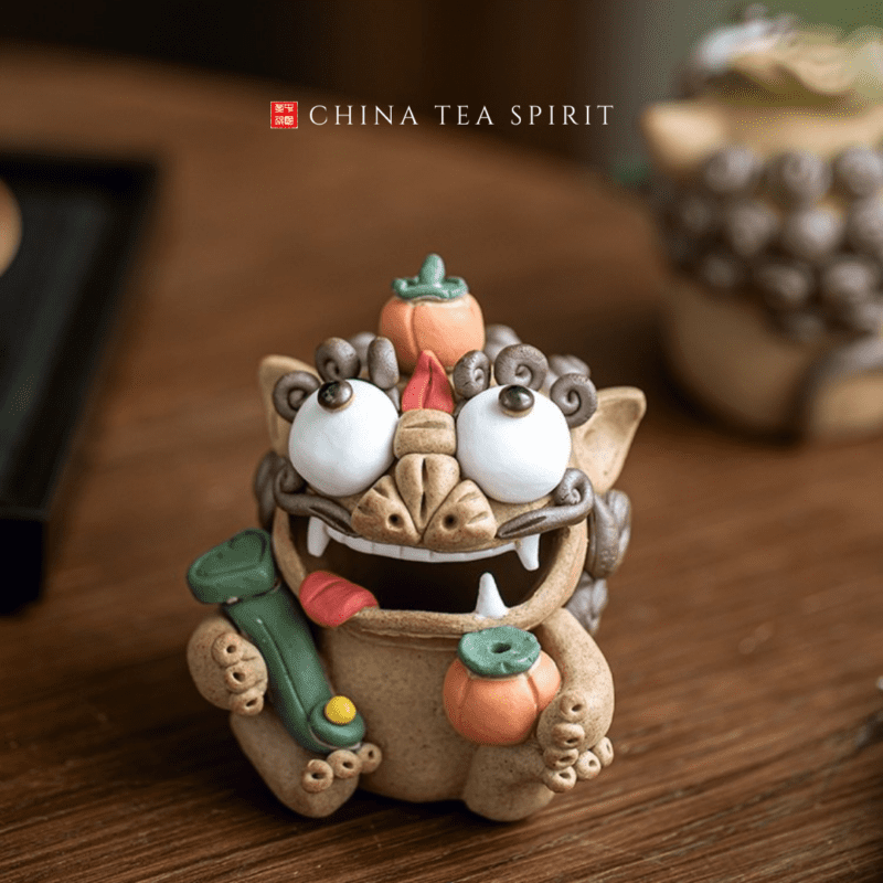 Lion Foo Dog Tea Pet