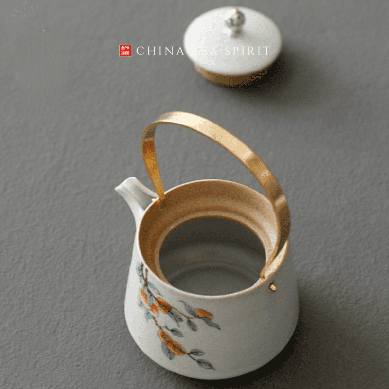 Fruit Painting Gongfu Teapot