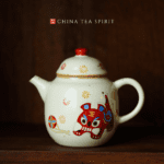 Hand-painted Ceramics Cloth Tiger Gong Fu Teapot