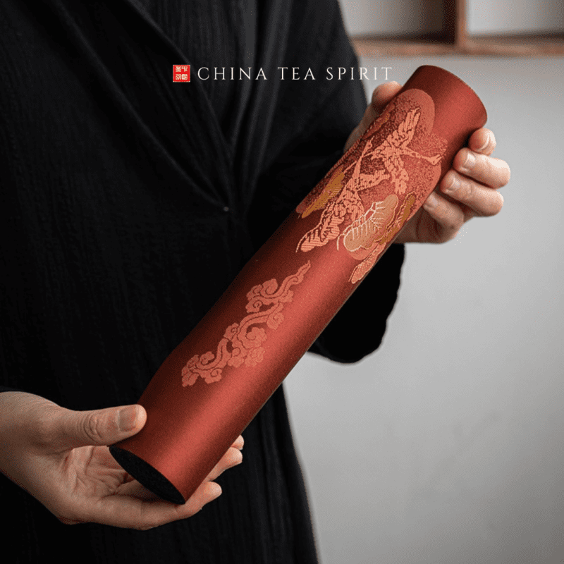 Chinese Style Brocade Flower Tea Mat