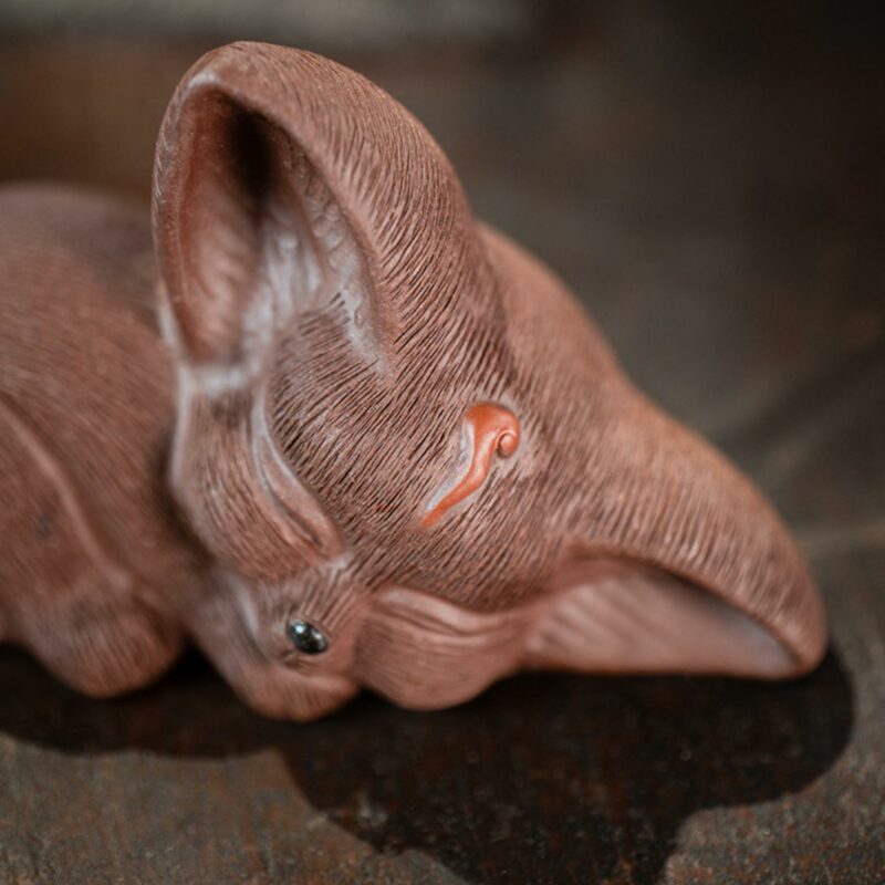 Creative Zisha Yixing Clay Nine Tail Fox Tea Pet