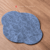 Fabric Begonia Tea Boat Shaped Tea Mat (1)