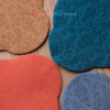 Fabric Begonia Tea Boat Shaped Tea Mat (1)
