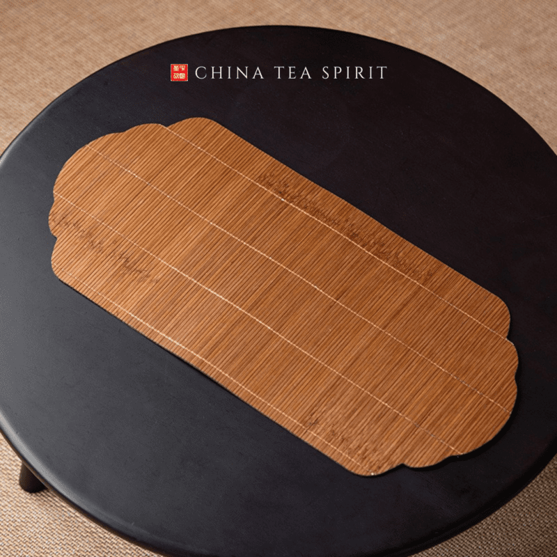 Handmade Bamboo Auspicious Cloud Tea Mat