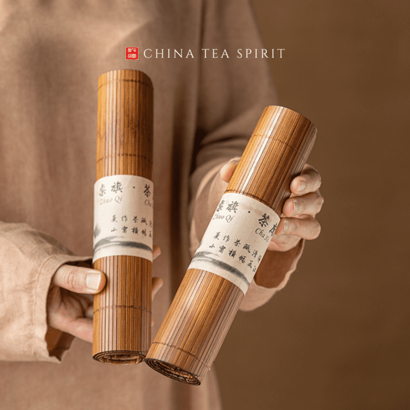 Handmade Bamboo Auspicious Cloud Tea Mat