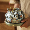 Handmade Ceramic Money Frog Incense Burner