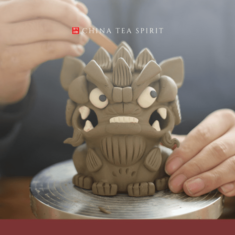 Handmade Ceramic Suanni Incense Burner (1)