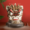 Handmade Ceramic Suanni Mythical Lion Beast Cone Incense Burner (1)