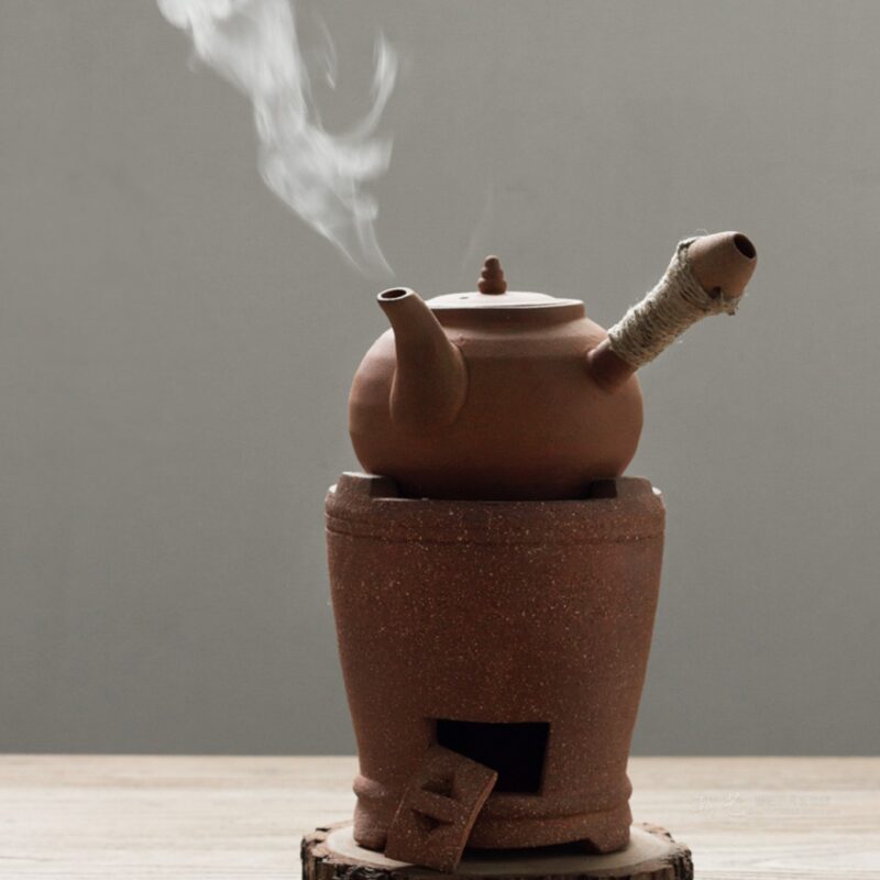 Handmade Chaozhou Red Clay Charcoal Gongfu Tea Stove